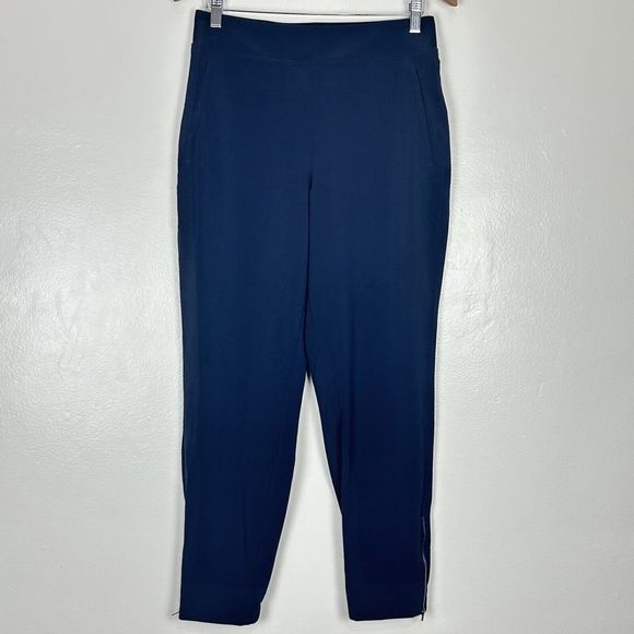 ATHLETA Brooklyn Heights Jogger Pant 8 ( M ) Dark Navy #533443 Lightweight EUC - Picture 2 of 14